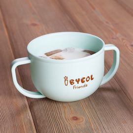 [I-BYEOL Friends] Two hands cup, Mint_ Snack Catcher, Snack Container, Portable Biscuits Candy Box, BPA Free _ Made in KOREA